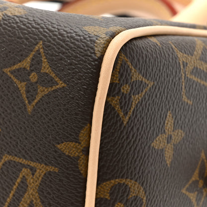 Louis Vuitton Monogram Speedy Bandouliere 20 Black 10 of 11