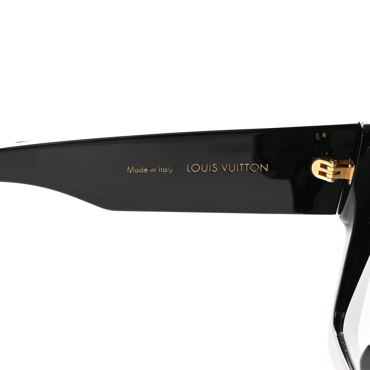 Louis Vuitton Acetate Swarovski Crystal Cyclone Sunglasses Z1547E Black 5 of 8