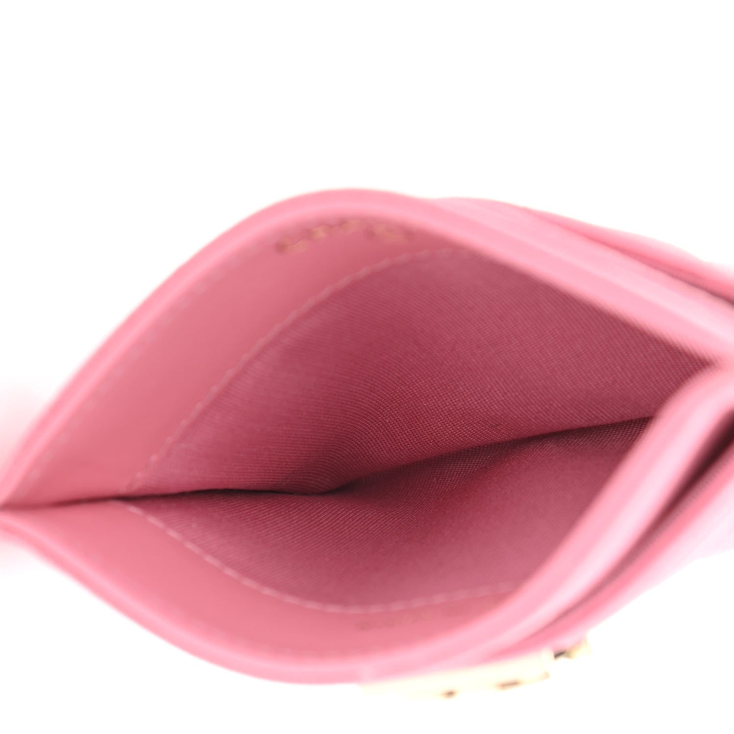 Chanel Caviar Quilted Boy Card Holder Pink 5 of 11