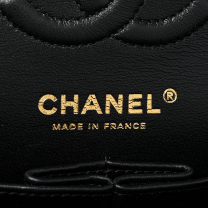 Chanel Lambskin Quilted Small Double Flap Black 6 of 10