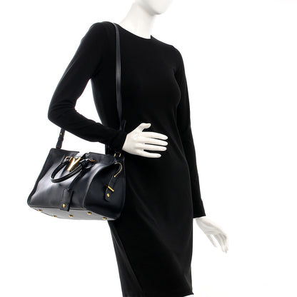 Saint Laurent Calfskin Small Classic Y Cabas Navy Blue 2 of 13
