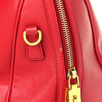 Prada Saffiano Lux Bowler Fuoco 14 of 18