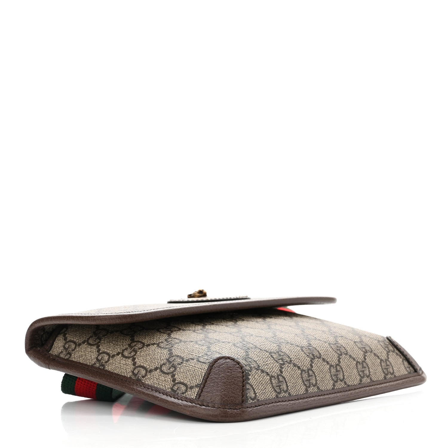 Gucci GG Supreme Monogram Neo Vintage Web Belt Bag Brown 4 of 11