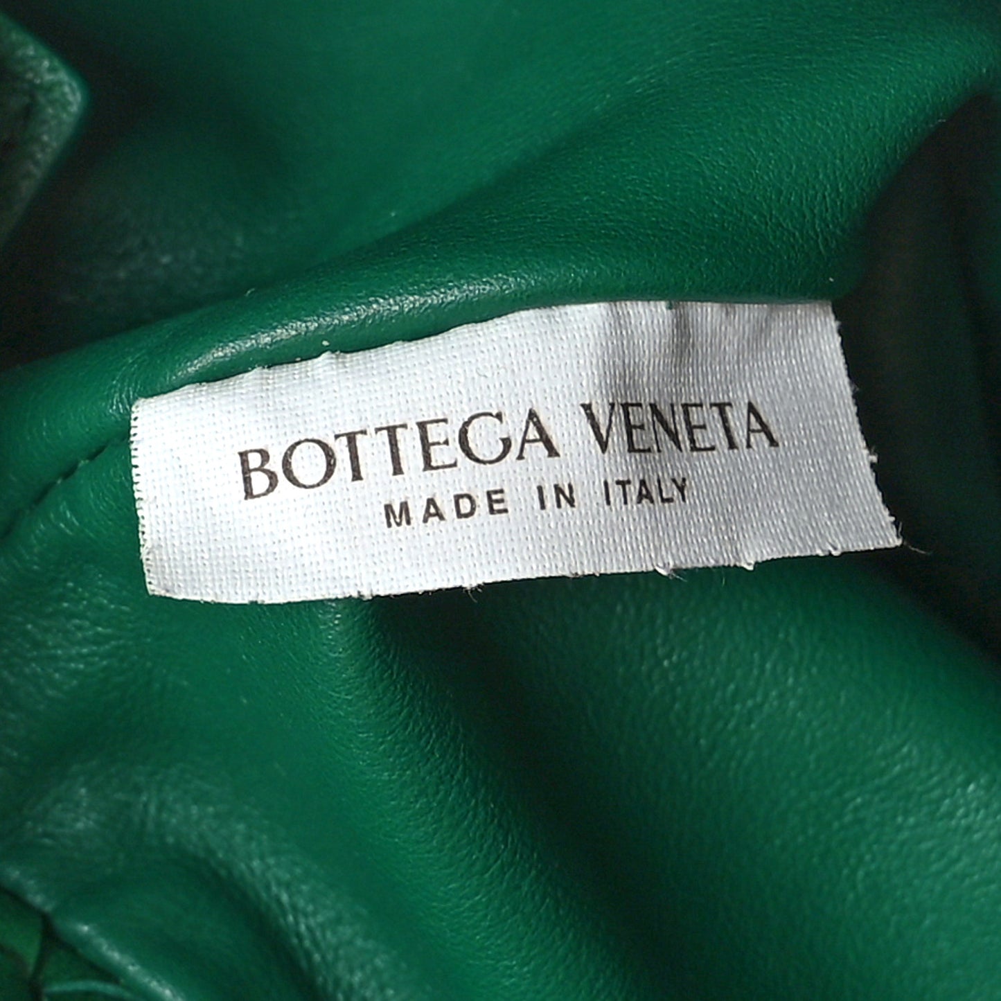 Nappa Intrecciato Small Bulb Racing Green