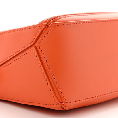 Loewe Satin Calfskin Mini Puzzle Bag Orange 8 of 9