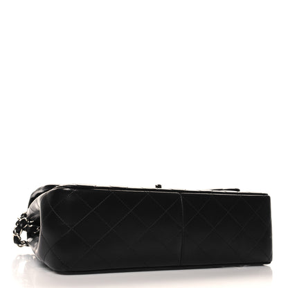 Chanel Lambskin Quilted Jumbo Double Flap Black 4 of 13