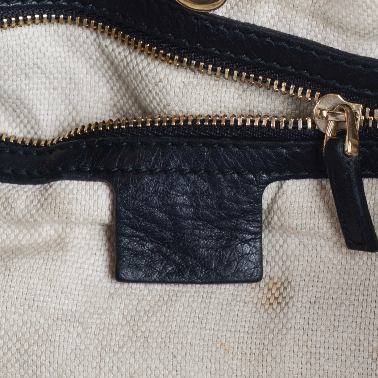 Gucci Pebbled Calfskin Medium Soho Chain Shoulder Bag Black 6 of 8