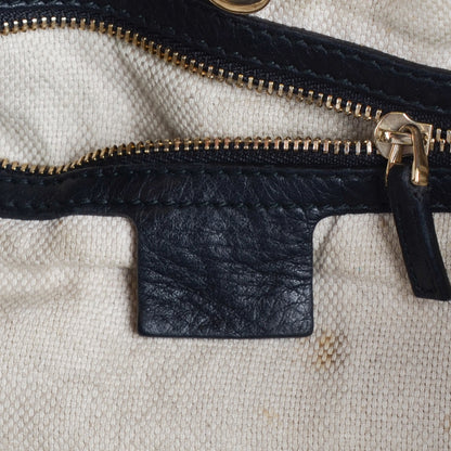 Gucci Pebbled Calfskin Medium Soho Chain Shoulder Bag Black 6 of 8