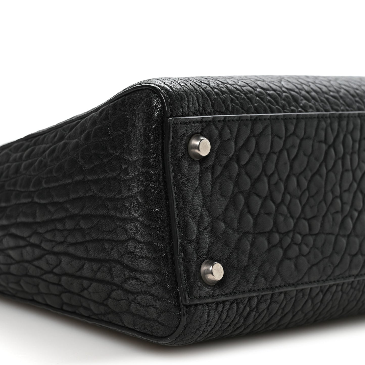 Canyon Grained Lambskin Large Lady Dior Black
