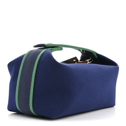 Hermes Canvas Small Bride-A-Brac Pouch Marine 3 of 6