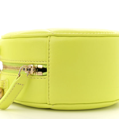 Chanel Lambskin Quilted Chanel 19 Round Clutch With Chain Yellow 9 of 10