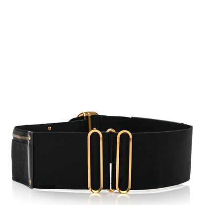 Christian Dior Calfskin Saddle Belt Black 2 of 5