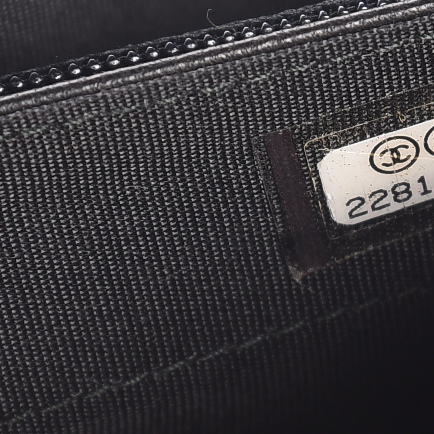 Chanel Lambskin Studded Wallet on Removable Chain Black 9 of 10