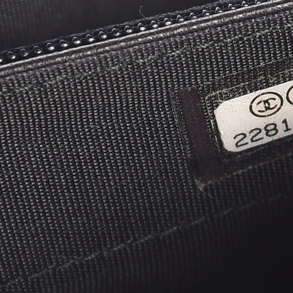 Chanel Lambskin Studded Wallet on Removable Chain Black 9 of 10
