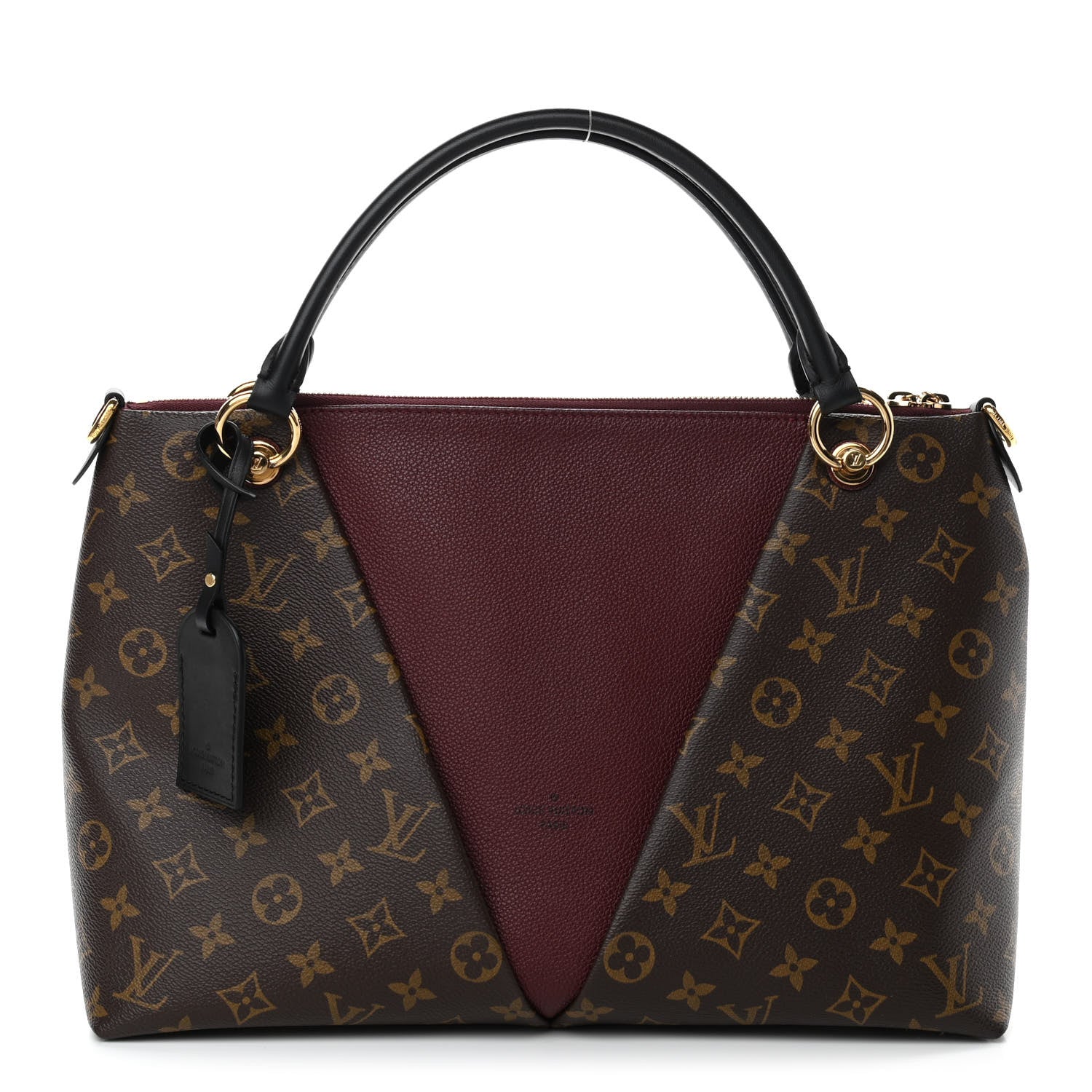 Louis Vuitton Monogram V Tote MM Bordeaux 1 of 10