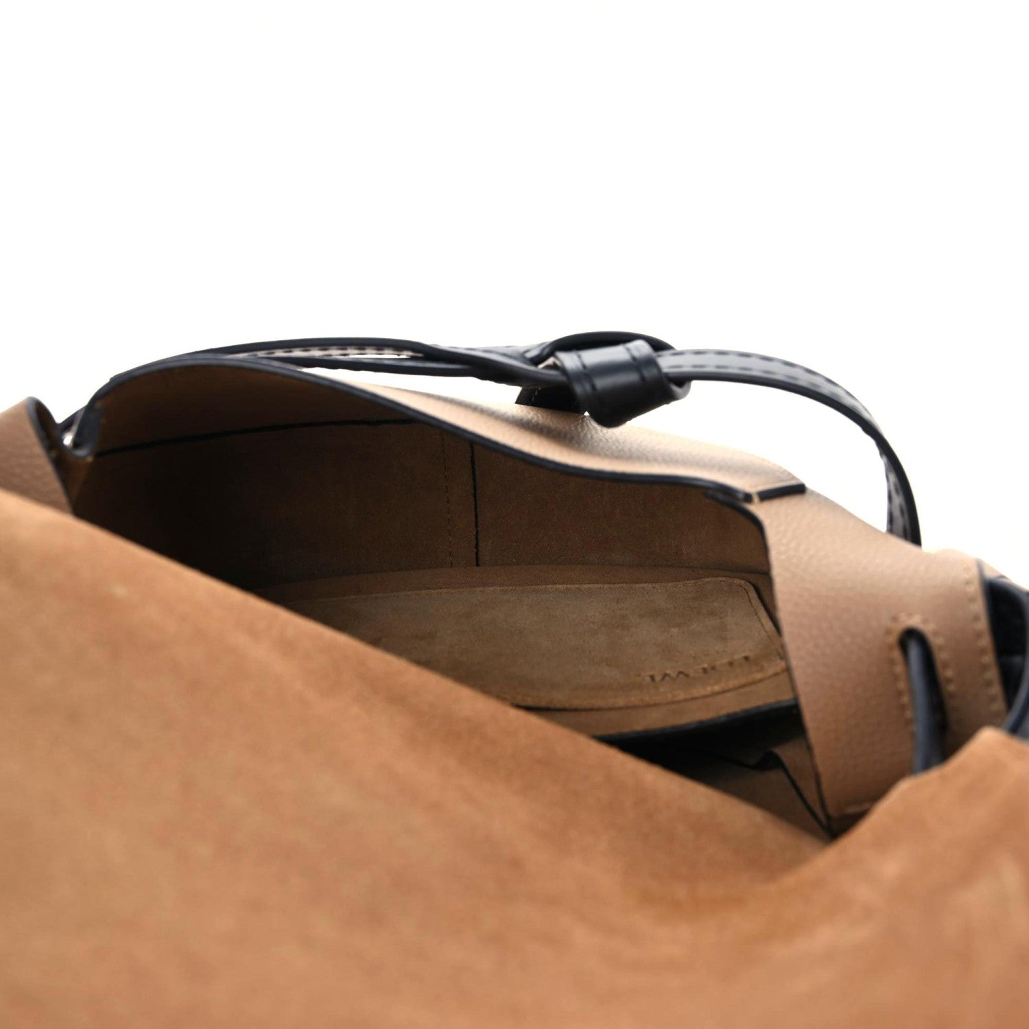 Loewe Grained Calfskin Small Gate Crossbody Bag Mocca Black 10 of 12