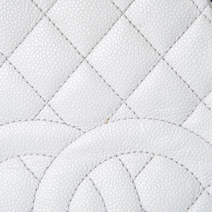 Chanel Caviar Quilted Grand Shopping Tote GST White 18 of 24