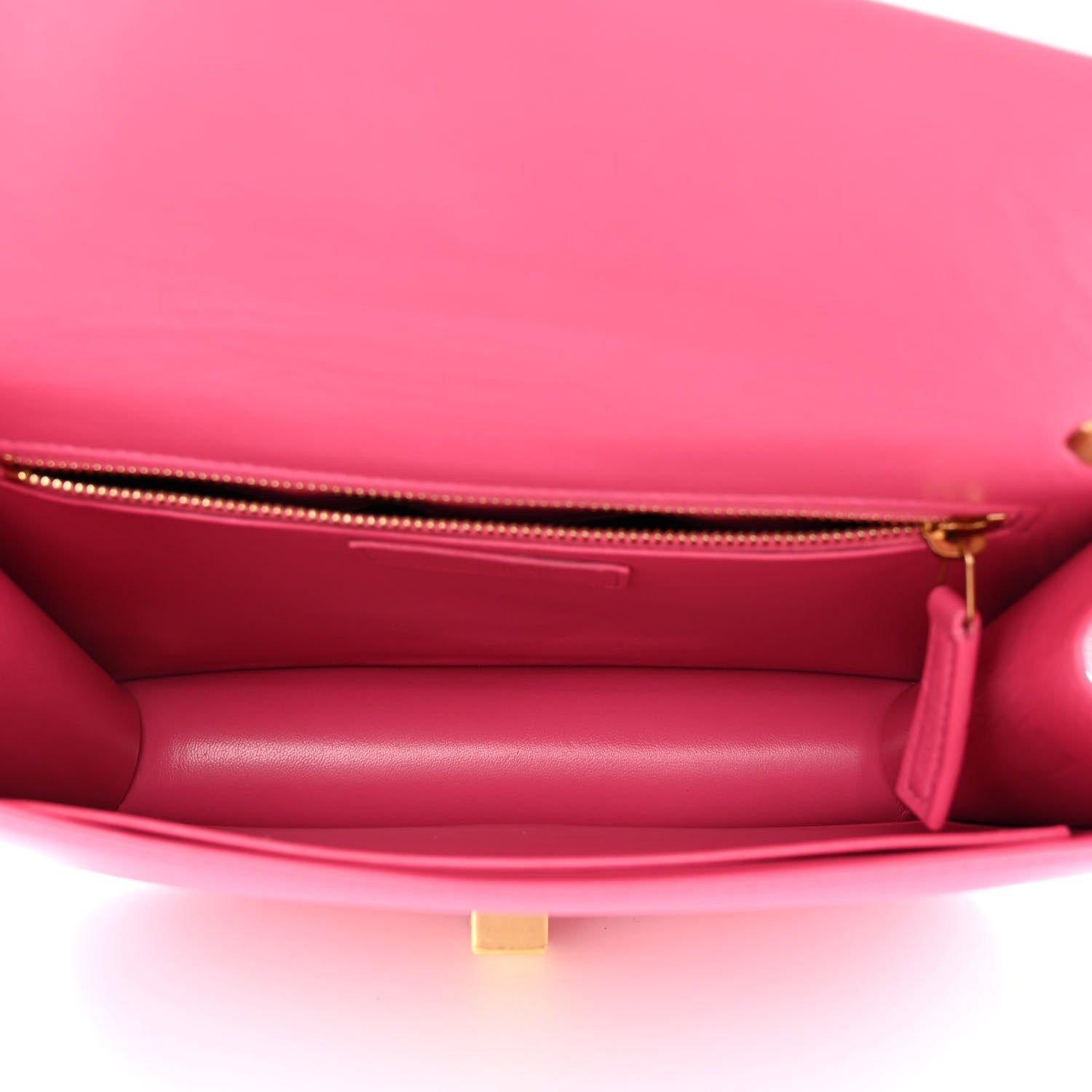 Saint Laurent Smooth Calfskin Le Carre Shoulder Bag Pink 5 of 12