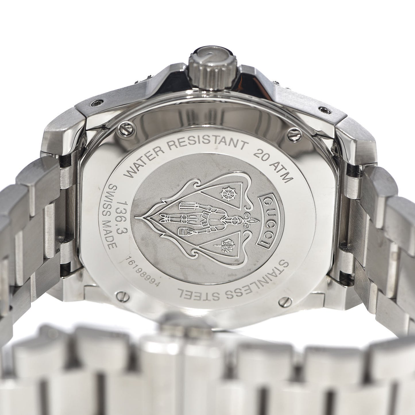 Stainless Steel 40mm Dive Quartz Watch White