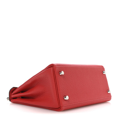 Hermes Togo Kelly Retourne 25 Rouge Radieux 3 of 10