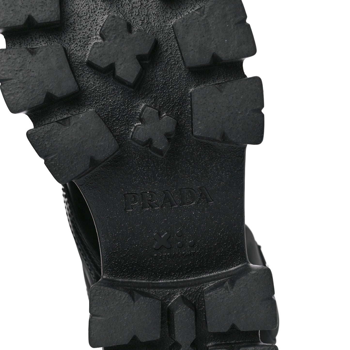 Spazzolato Rois Re-Nylon Metal Triangle Logo Monolith Pouch Pocket 55mm Boots 41 Black