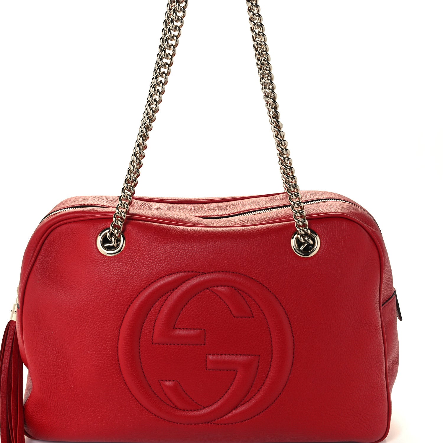 Gucci Cellarius Calfskin Medium Soho Bowler Tabasco 9 of 11