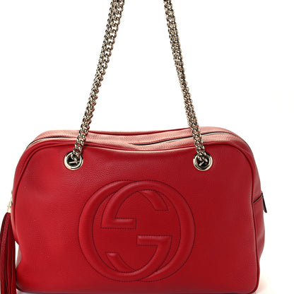 Gucci Cellarius Calfskin Medium Soho Bowler Tabasco 9 of 11