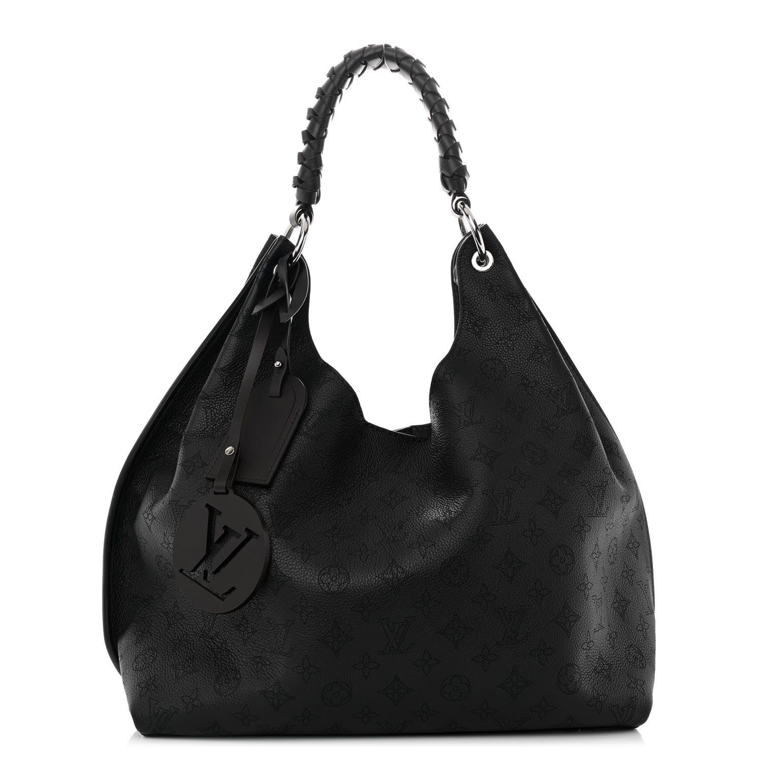 Louis Vuitton Mahina Carmel Hobo Black 1 of 10