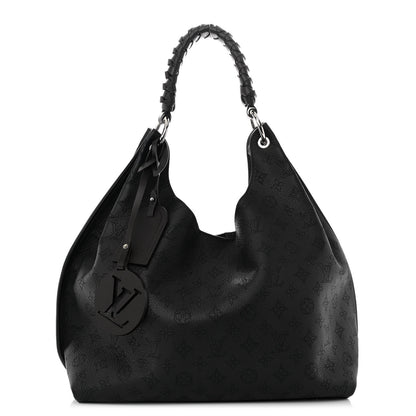Louis Vuitton Mahina Carmel Hobo Black 1 of 10