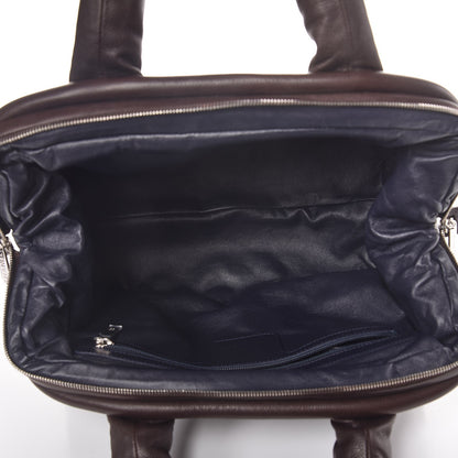 Chanel Caviar Coco Cocoon Bowler Chocolate 5 of 6