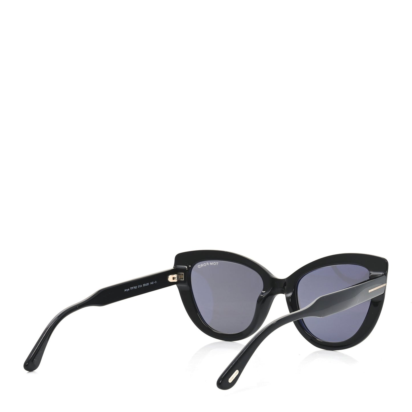 Acetate Anya Cat Eye Sunglasses TF762 Black