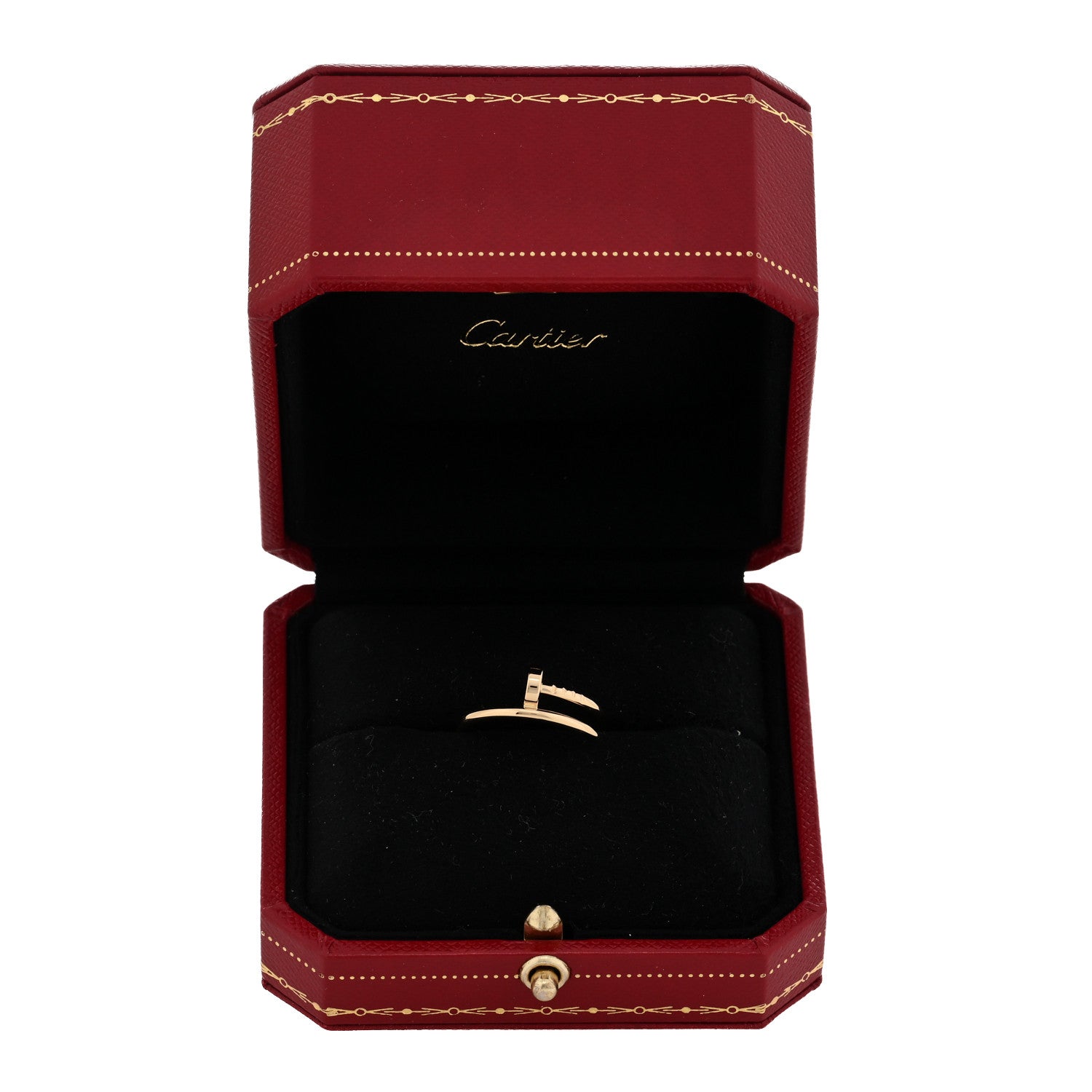 Cartier 18K Yellow Gold Small Juste Un Clou Ring 51 5.75 5 of 5