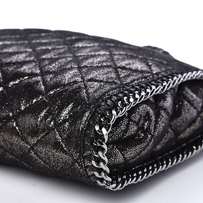 Stella McCartney Chamois Shiny Dotted Quilted Small Falabella Tote Ruthenium 8 of 8
