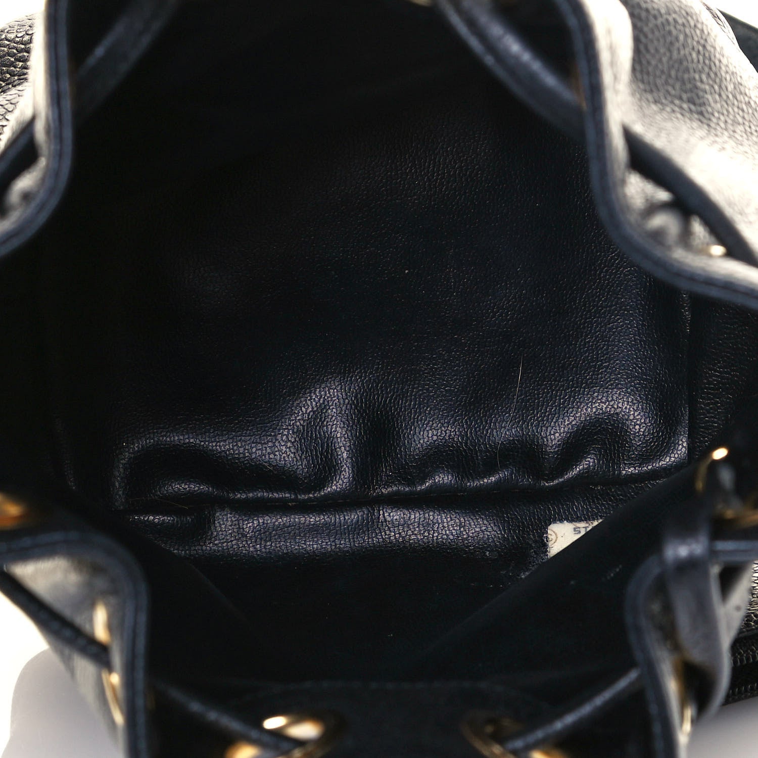 Chanel Caviar CC Drawstring Shoulder Bag Black 5 of 11