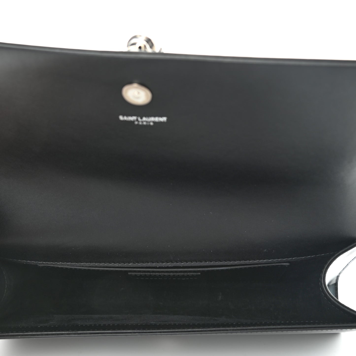 Calfskin Classic Monogram Tassel Clutch Black