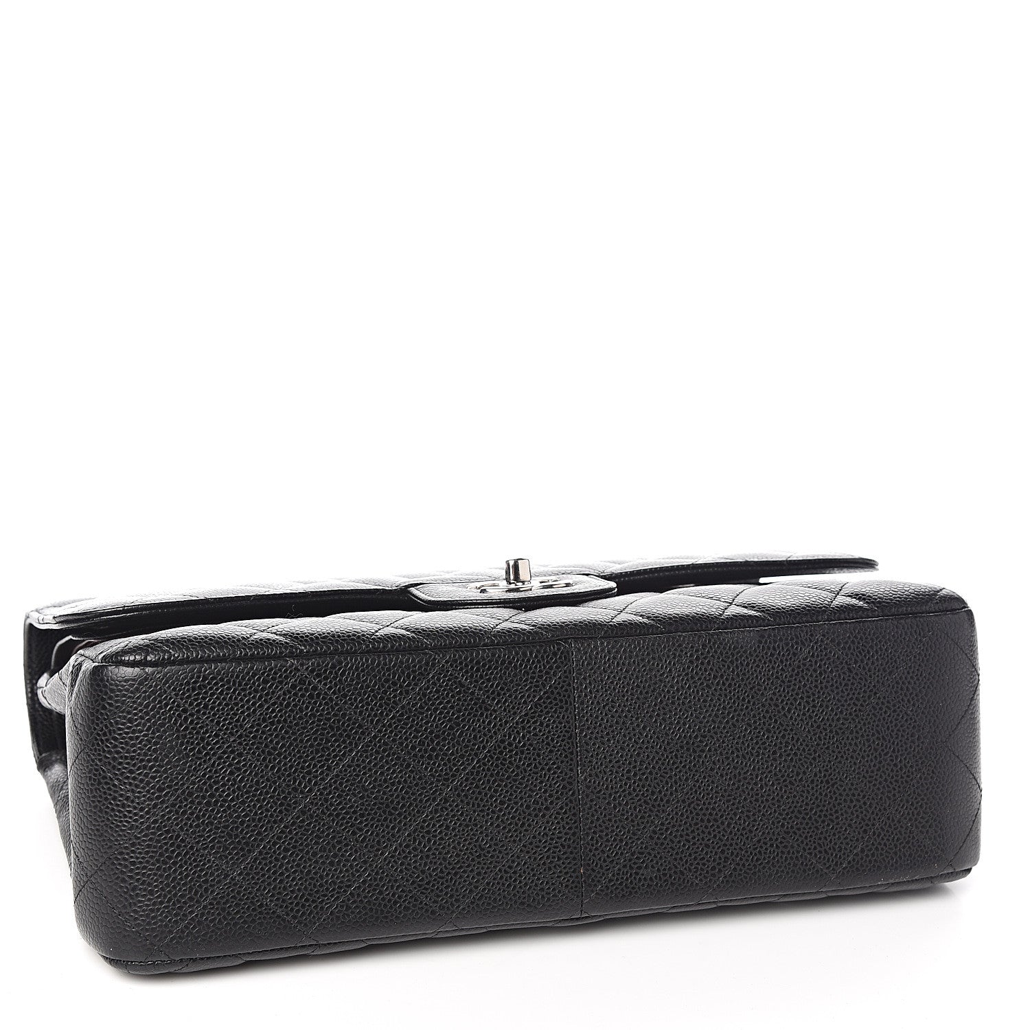 Chanel Caviar Quilted Jumbo Double Flap Black 3 of 10