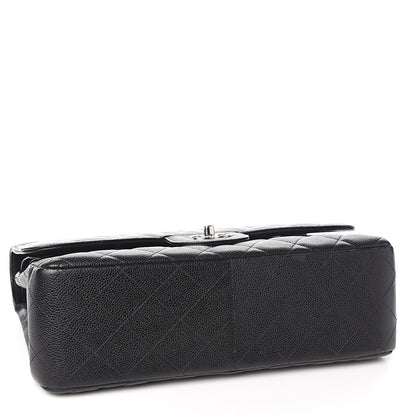 Chanel Caviar Quilted Jumbo Double Flap Black 3 of 10