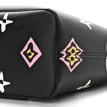 Louis Vuitton Monogram Giant Wild At Heart Neverfull MM Black 8 of 8