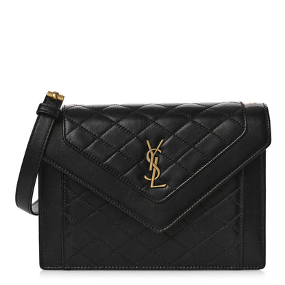 Saint Laurent Lambskin Quilted Mini Gaby Satchel Black 1 of 9