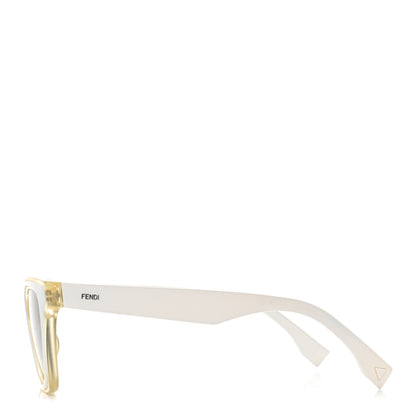 Fendi Acetate Sunglasses FF 0195/S White Gold 3 of 8