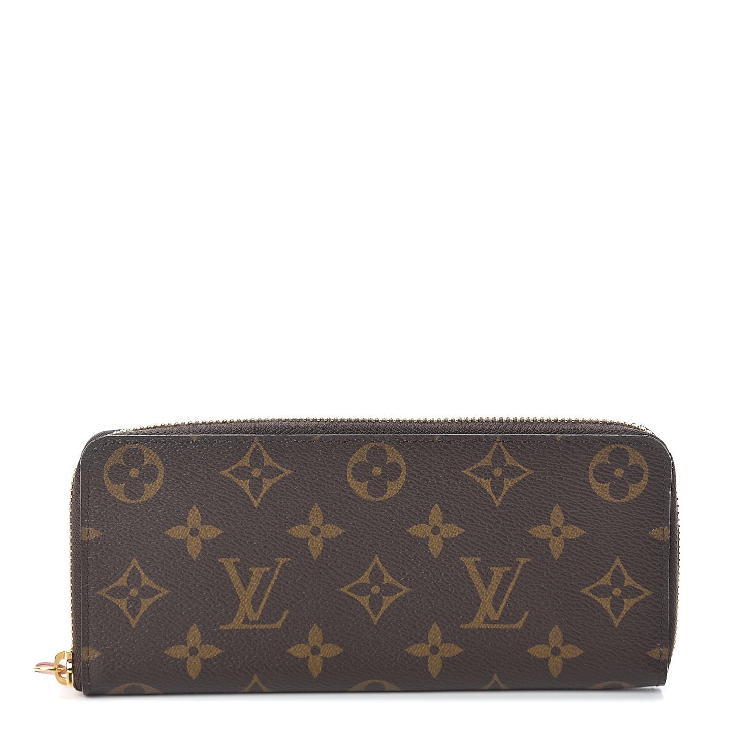 Monogram Clemence Wallet Rose Ballerine