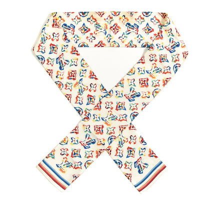Louis Vuitton Silk Monogram Rainbow Bandeau White 1 of 3