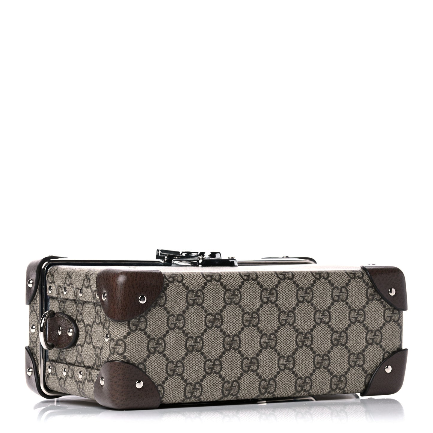 GG Supreme Monogram Globe-Trotter Beauty Case Brown