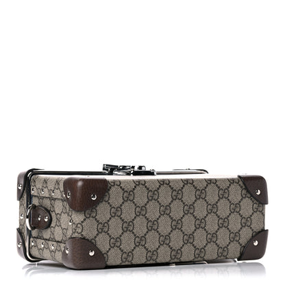 Gucci GG Supreme Monogram Globe-Trotter Beauty Case Brown 4 of 14