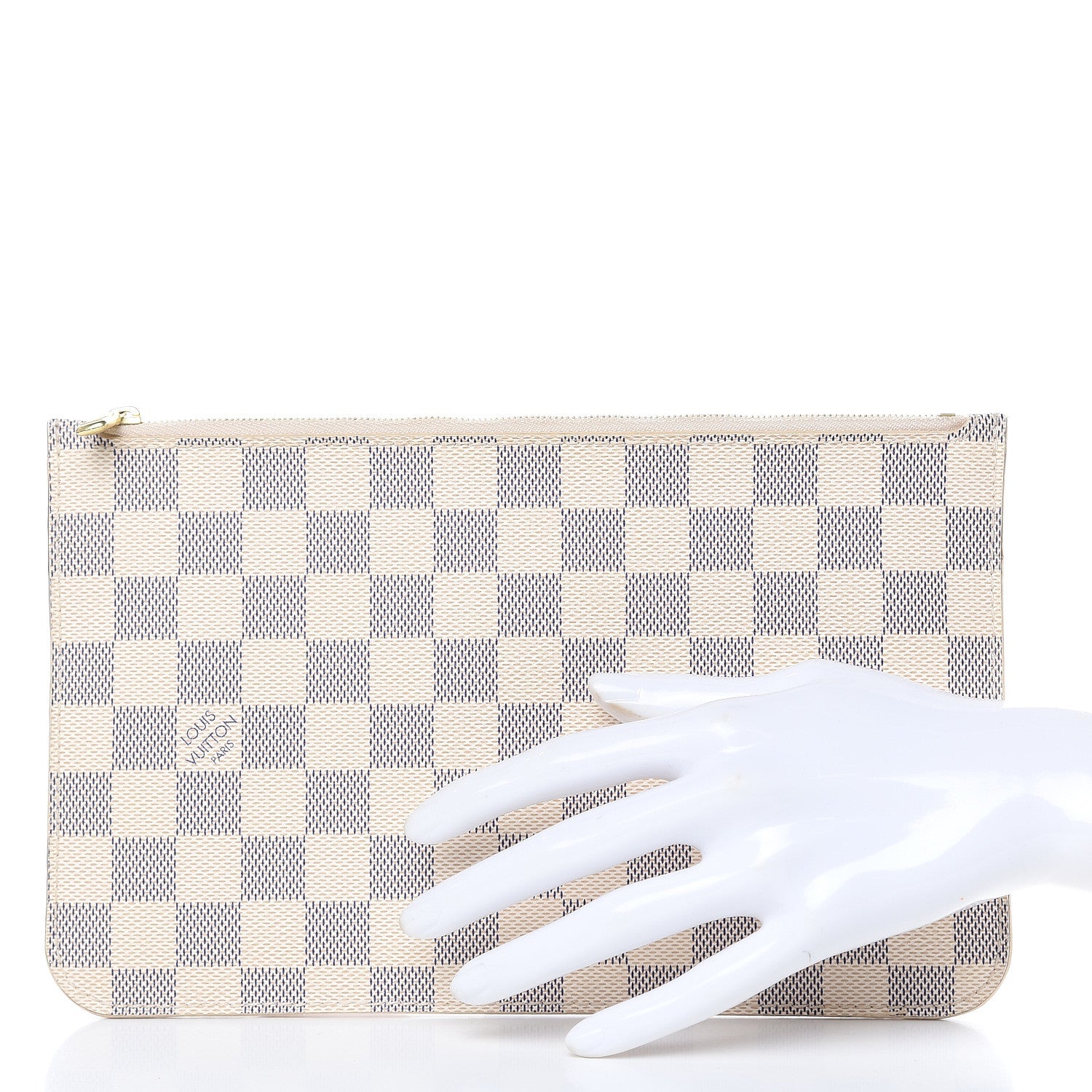 Louis Vuitton Damier Azur Neverfull MM GM Pochette 2 of 10