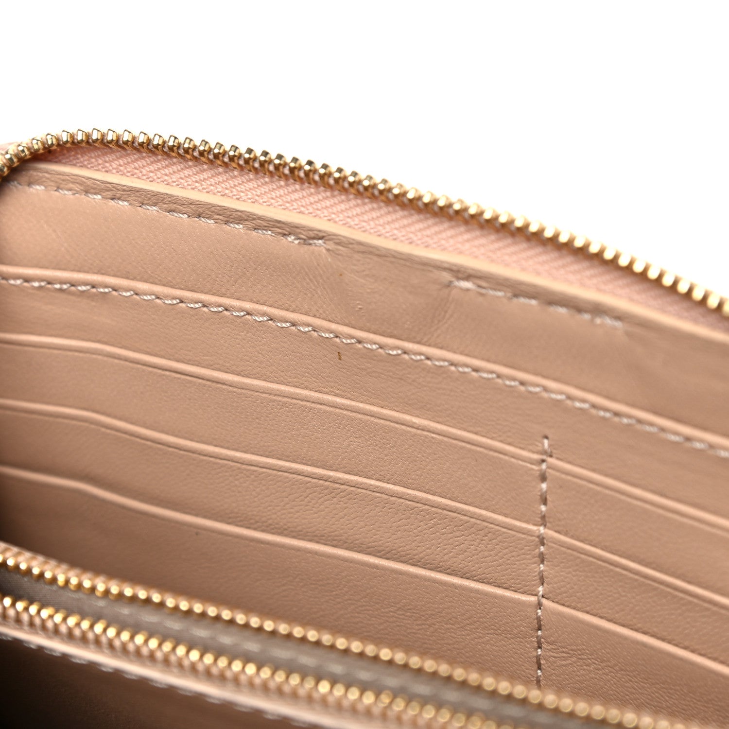 Chloe Grained Calfskin Marcie Long Zip Around Wallet Clay 12 of 14