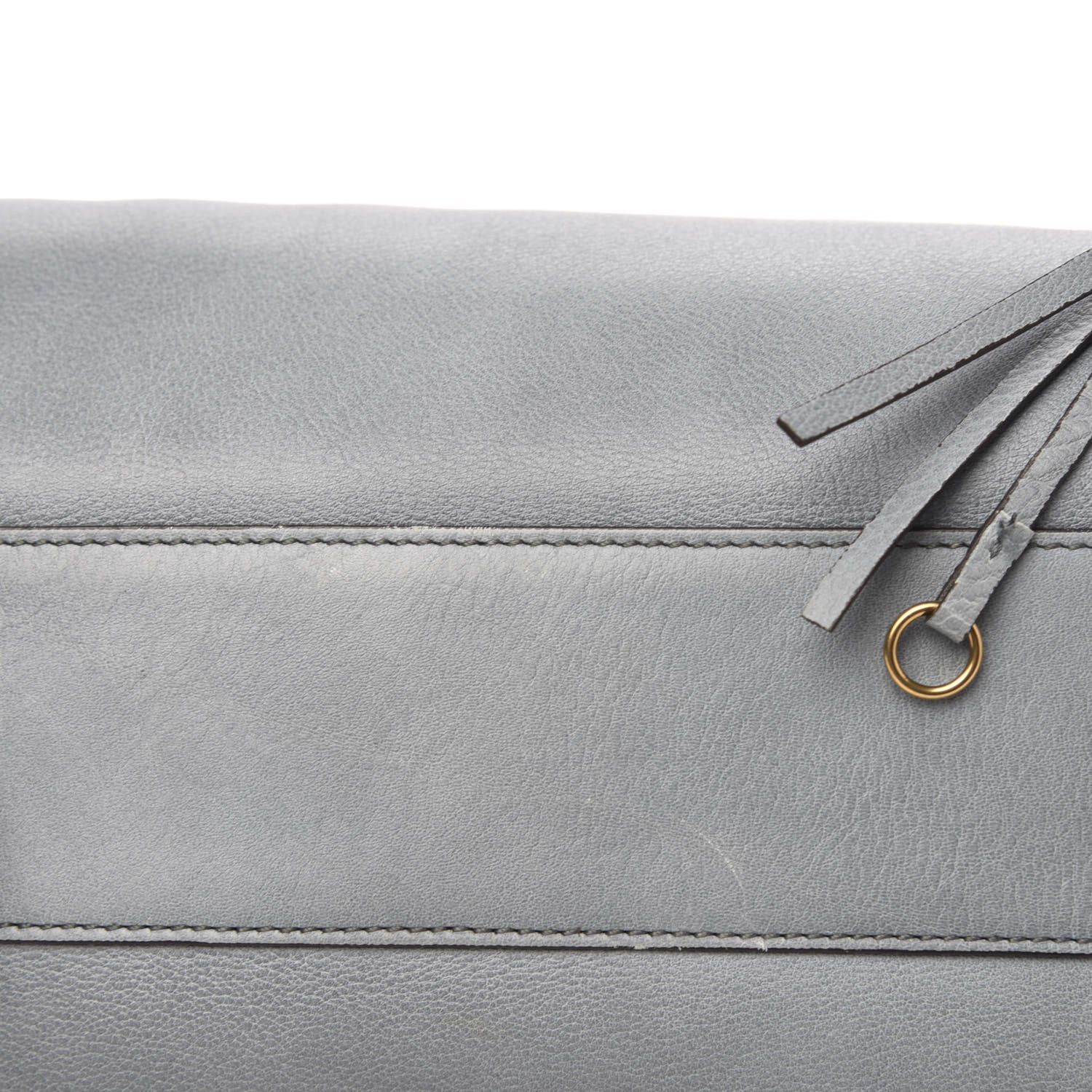 Chloe Smooth Calfskin Medium Milo Shopping Tote Cloudy Blue 7 of 11