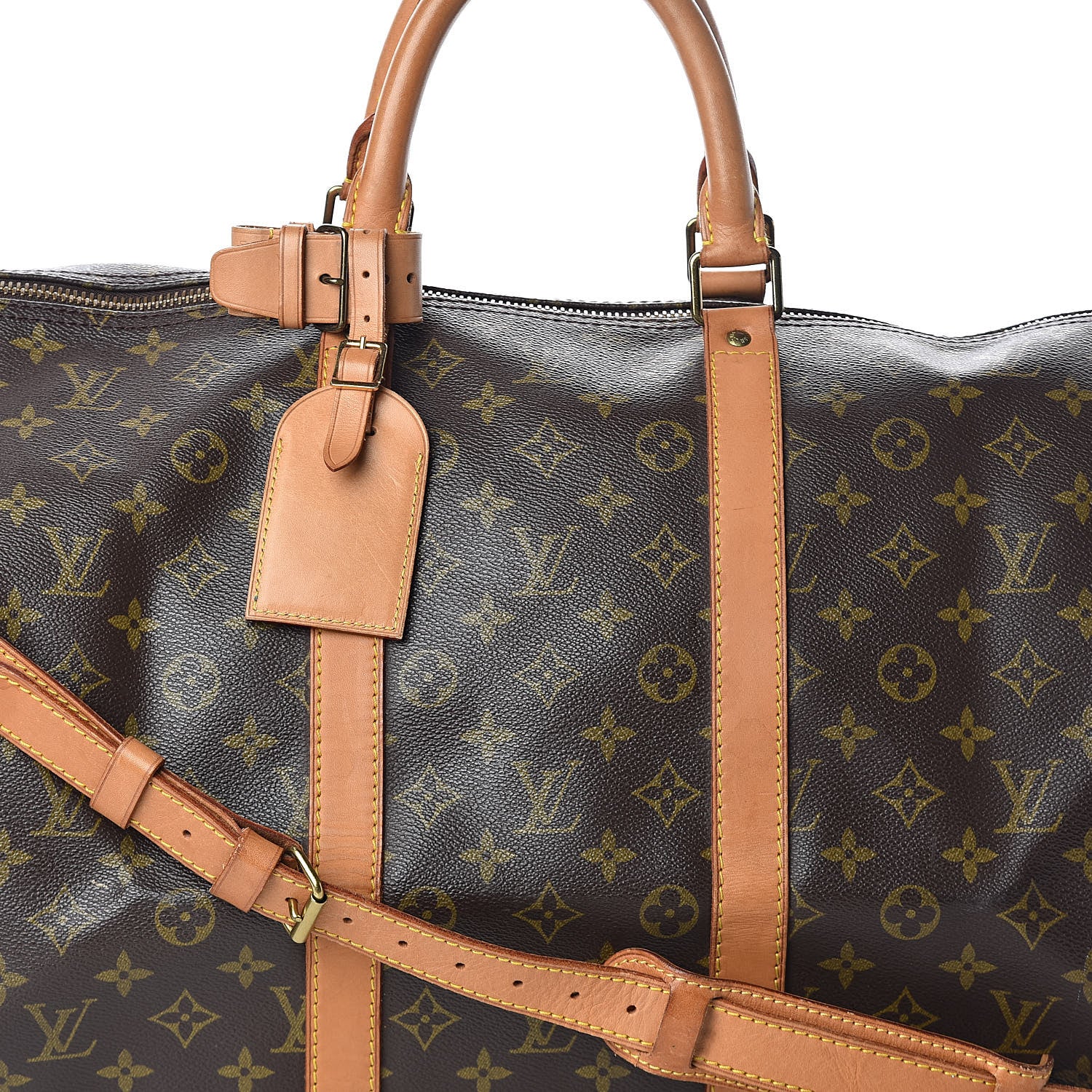 Louis Vuitton Monogram Keepall Bandouliere 55 7 of 10