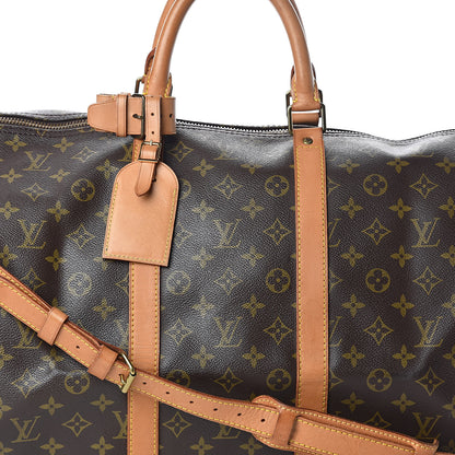 Louis Vuitton Monogram Keepall Bandouliere 55 7 of 10
