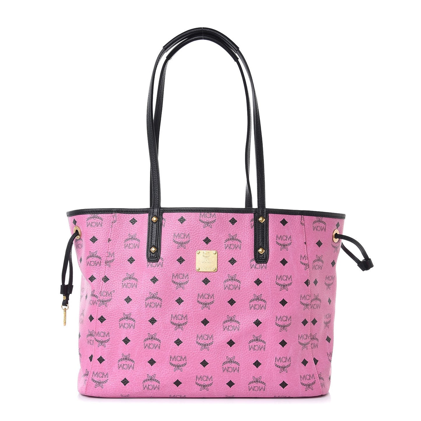 Visetos Medium Reversible Liz Shopper Tote Pink
